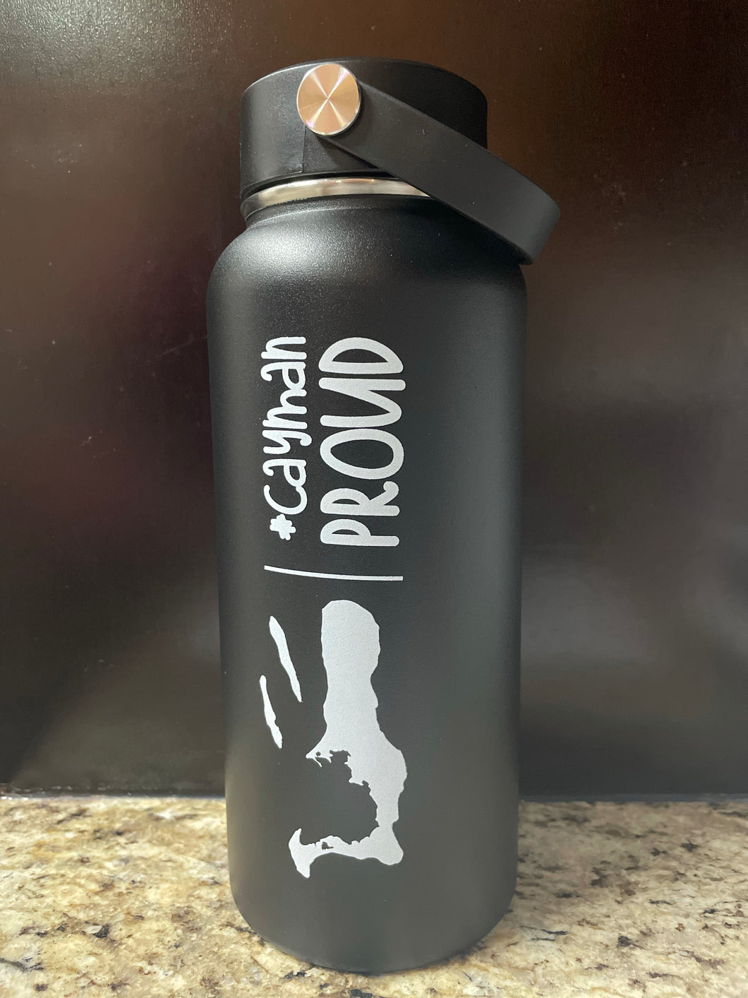 32oz Insulated Water Bottle - Black